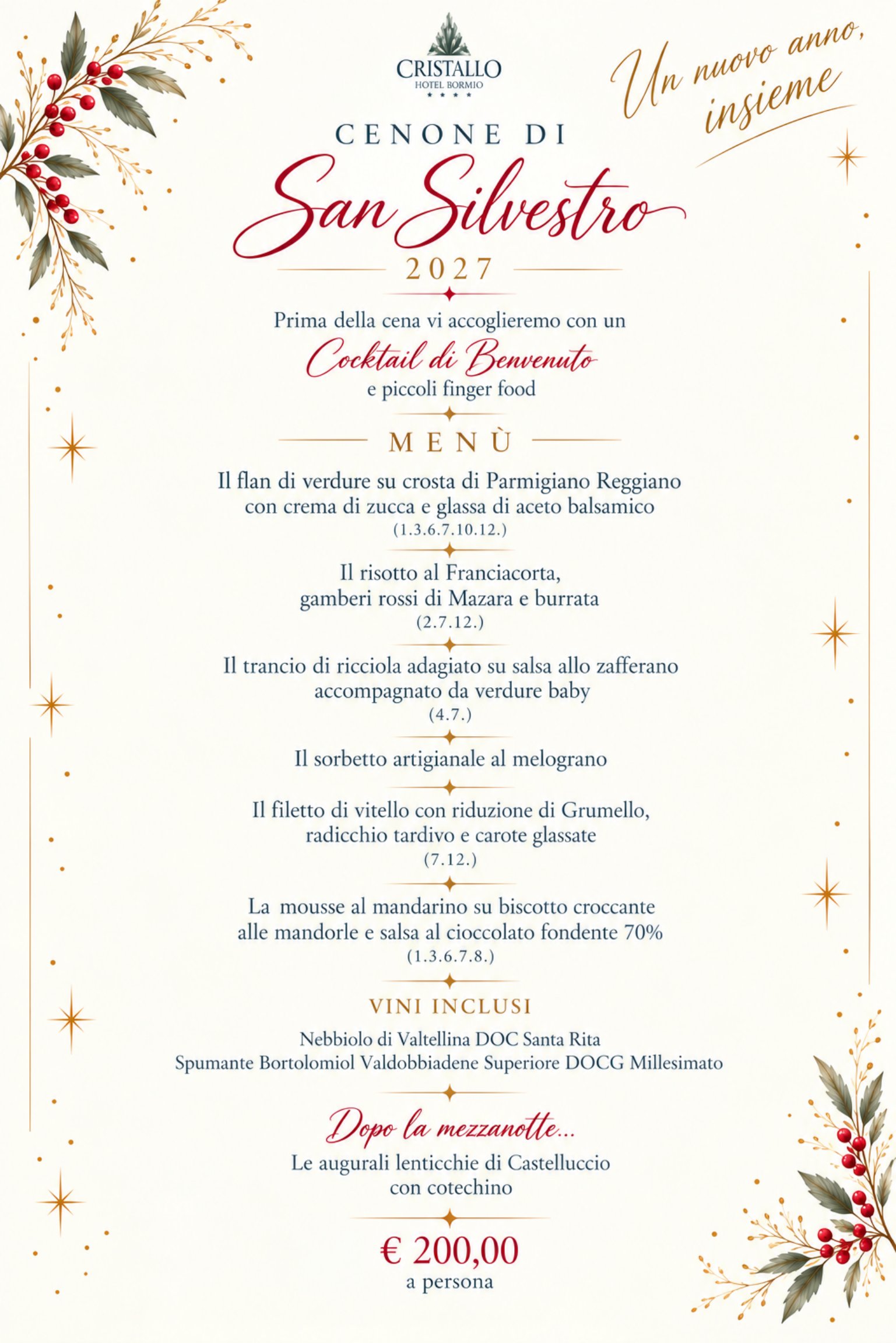 Menù di San Silvestro